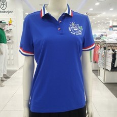 까스텔바작 여성 여름 에리 소매 니트배색 티셔츠 BGDMTS720bl_US 2717911