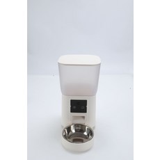 寵物餵食器自動投喂器定時量遠程投食wifi智能貓狗自動餵食器, 1個, 雙碗:202不鏽鋼碗, 1L