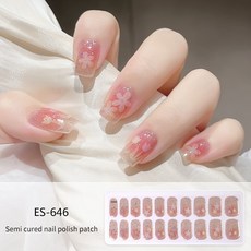 Sevalo 솔라젤 네일스트립 반경화젤네일, 20개, ES-646