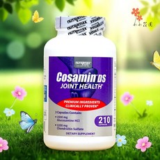 Nutramax Cosamin DS Joint 葡萄糖胺軟骨素 關節保養 210顆膠囊(2028/08), 1個