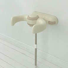 베베코지 휴대용 아기 샤워 핸들 목욕 붙이는 접이식, 1개, 베이지