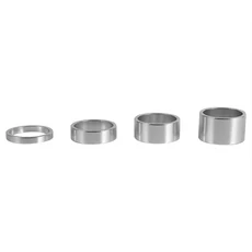 호환 마운틴 프론트 포크 와셔 헤드셋 자전거 스템 핸들바 스페이서 링 가스켓 5mm 4 개, 01 Silver, 1개