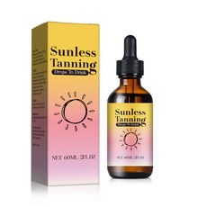 Sunless Tanning 滴劑 美黑滴劑 免晒古銅肌膚, 1個, 60ml(僅供出口銷售，禁止國內銷售