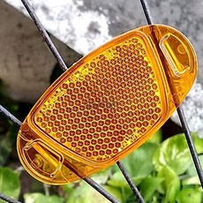 자전거바퀴 라이트 휠라이트 반사판 자전거안전등 안전반사판, 황색