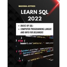 (영문도서) Learn SQL 2022: Basics Of SQL: Computer Programming Langue And Info For Beginners Paperback, Independently Published, English, 9798354393442