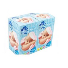 貝比Q 嬰兒紗布毛巾/乾溼兩用巾 - 2盒/組, 1個