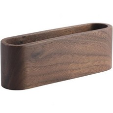 12011807 명함 거치대 꽂이 케이스 스탠드 카드 디스플레이 홀더 데스크톱용 매장 사무실, 갈색, 115x30x40mm