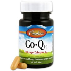 Carlson 輔酶Q10軟膠囊 100mg, 1罐, 30顆