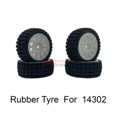 MJX Hyper Go RC 자동차 예비 부품 고속 원격 contr14301 1/14 트럭 교체 액세서리 오프로드 휠 타이어, 01 1415A2, 1개