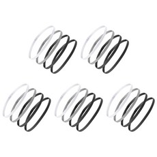 20개 두꺼운 미끄럼 방지 탄성 스포츠 머리띠 헤어 밴드 남성을 위한 운동용 땀밴드, bla white gray