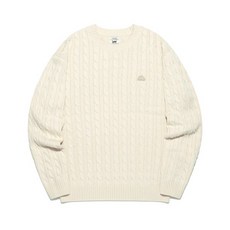 리 LEE 케이블 라운드 니트 아이보리 177861