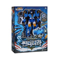 미니특공대 최강공룡 시즌7 썬더티라 로봇장난감, 블루, 1개
