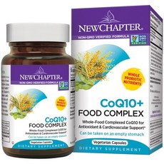 NEWCHAPTER CoQ 10+ Food Complex 素食膠囊, 30顆, 1罐