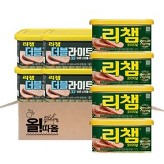 동원 리챔 200g 2종 8입 기획세트(오리지날 4개 +더블라이트 4개 )