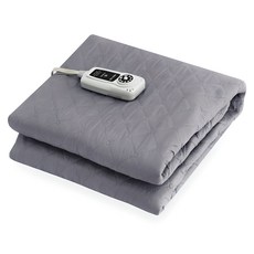 HANIL MEDICAL bedding 高品質碳加熱電熱毯, 雙人(135 x 180 cm), 灰色