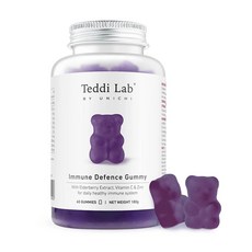 Teddi Lab by Unichi 接骨木莓 免疫防御 小熊軟糖, 180g, 1個