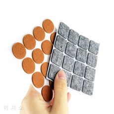 소음방지 바닥 보호 스티커 스크래치방지, 원형 9P