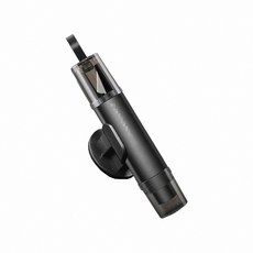 1688小舖 車窗擊破器 四合一 擊破器 切割器 照明燈 號碼牌 破窗器 玻璃擊破器 安全帶 安全錘 救生錘, 黑色-二合一, 1個