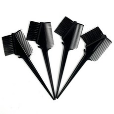 [어반굿즈] 헤어 셀프 염색 전문가용 염색빗 꼬리빗 4개 한세트