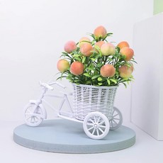 꽃 장식 등나무 바구니 삼륜 자전거 모델 홈 가든 웨딩 파티 로맨틱, A5, 2. A5