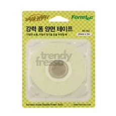 폼텍 강력폼양면테이프 BS-512(백색 24mmx3m), 단품