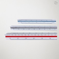 SCS 산키스 삼각 스케일 15cm 국산 제도용 소형 삼각자 정밀 측정 학습 도구 공예도구