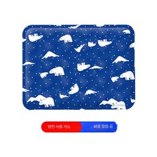 쿨매트 여름 냉방 매트 아이스 젤 패드 기숙사 학생용 1인용 2인용 시원한 침구, 구리 주입 직물, 아이스 쿠션 30x40 퍼플 얼음곰