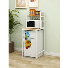 미니 냉장고선반 소형 렌지대 원룸 수납랙 상단 오븐 거치대 공간활용, 블랙 E