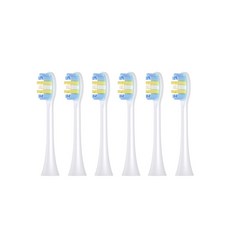 Sarmo Care X610 전동칫솔 호환 리필모 6개입 칫솔모, White X610 칫솔모 × 6개