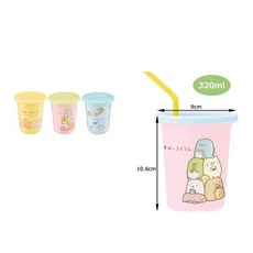 角落生物正版授權吸管水杯, 1個