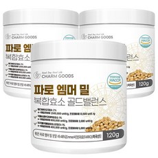 참굿즈 파로 엠머 밀 복합효소 골드밸런스 120g 3통, 3개