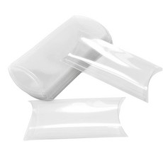 HON 온bay 40피스 투명 소형 캔디 간식 상자 플라스틱 베개 웨딩 파티 선물 용기 생일 베이비 샤워 어머니의 날 (14.5 x 6.4 2.5cm(5.5 2.5 1, HON 온bay 40피스 투명 소형 캔디 간식 상자 플