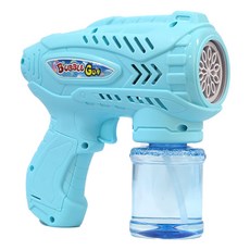 12구 파워 비눗방울 자동 버블건, 블루, 1개