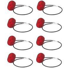 전동 스쿠터 리어 펜더 경고 브레이크 라이트 테일, 1개, 6. 8pc