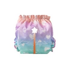 【世界唯一】仙女棒尿濕顯示布尿布1.0版，布尿布/環保尿布/嬰兒用品/學習褲/泳褲/尿布，獨家顯濕，3 15kg寶寶適用, 1個, 火龍果