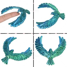 어린이 참신 균형 독수리 새 모델 균형 새 중력 새 퍼즐 Montai 홈 인테리어 장난감 어린이 선물 홈 장난감, 06 A2