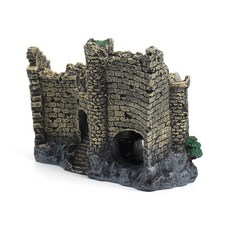 수족관인테리어 어항장식 구멍난성벽 깔끔 은신처 꾸미기 물고기, _랜덤발송