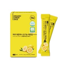 뉴트라팜 레몬하나 레몬즙 하루 100 냉압착 건강식품 15포, 20g