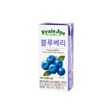 일화 프레주 팩음료 블루베리, 48개, 190ml