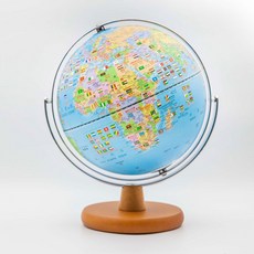 SkyGlobe 10吋國旗版會說話地球儀，中英文對照，台灣製造