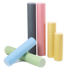 오짐 EVA 필라테스 요가 종아리 스트레칭 마사지 폼롤러 60cm, EVA 폼롤러 60cm 블랙