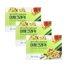 (NEW신상) 대파향 야채크래커, 3개, 340g