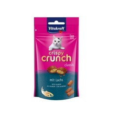 비타크래프트 크리스피 크런치 고양이 스낵, 연어맛, 60g, 3개