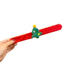 Good Lab 聖誕節裝飾 啪啪圈手環, 1個, 星星聖誕樹 啪啪圈手環(DB154), 星星聖誕樹 啪啪圈手環