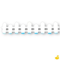 GOS 펠트 울타리 흰색 투톤 펠트만들기