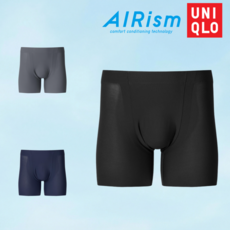 [국내매장판] 유니클로 남자 팬티 에어리즘 메쉬 심리스 복서브리프 스판