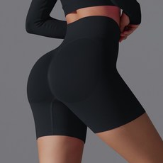 심리스 레깅스 3부 힙 셔링 숏 레깅스 헬스 짐웨어 레깅스