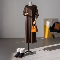 안나앤플러스 A. 슬런 니트지 원피스[드레스D1112I01] 빅사이즈