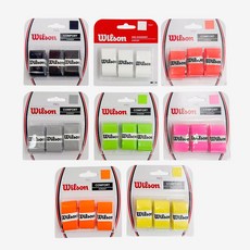 윌슨 프로 오버그립 WRZ4014 색상 배드민턴 테니스 그립, WRZ470820오렌지