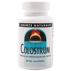 SOURCE NATURALS 牛初乳膠囊 500mg, 1個, 60 件